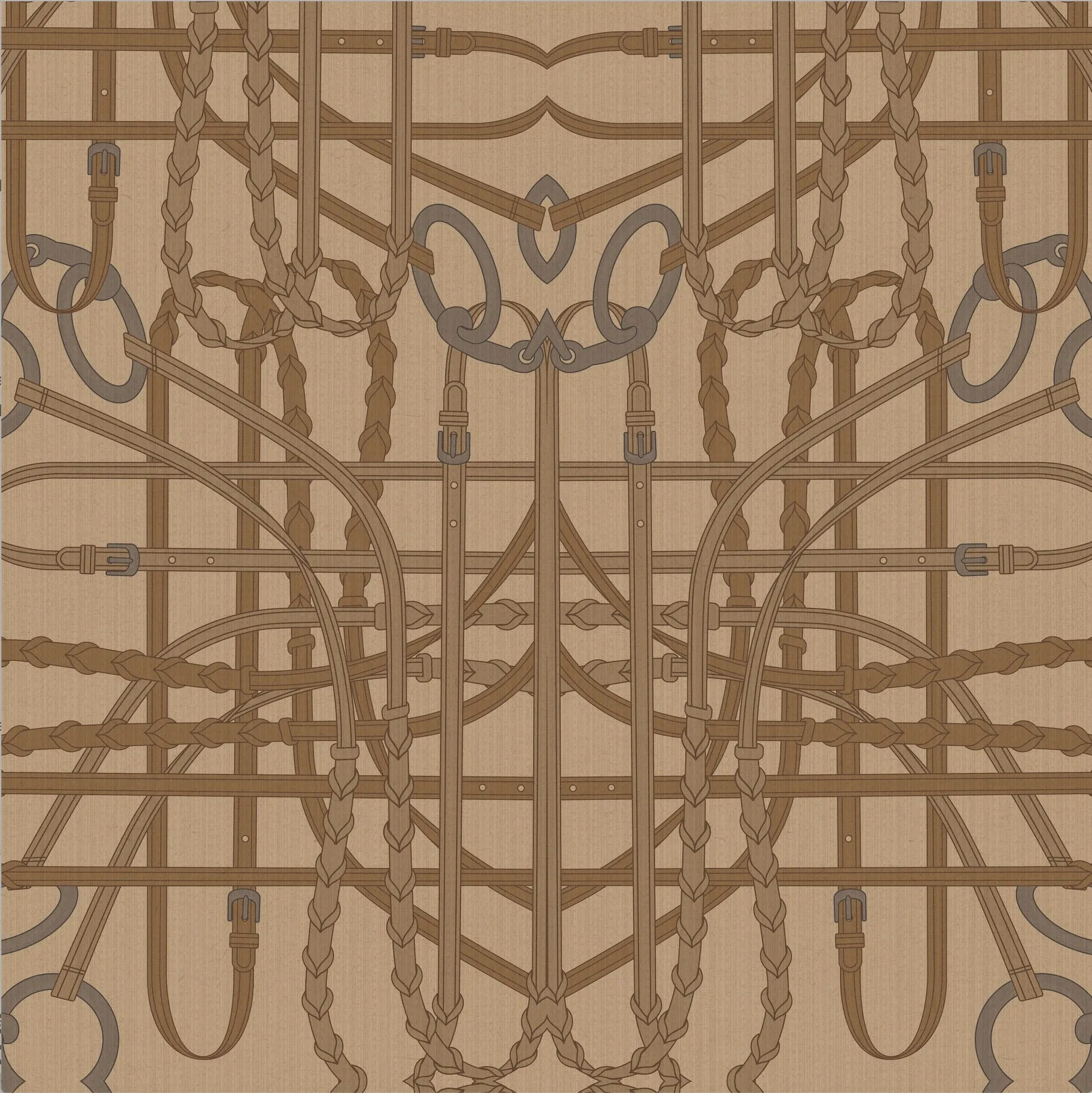 17-09-024-20 Wallpaper Bridle Caramel