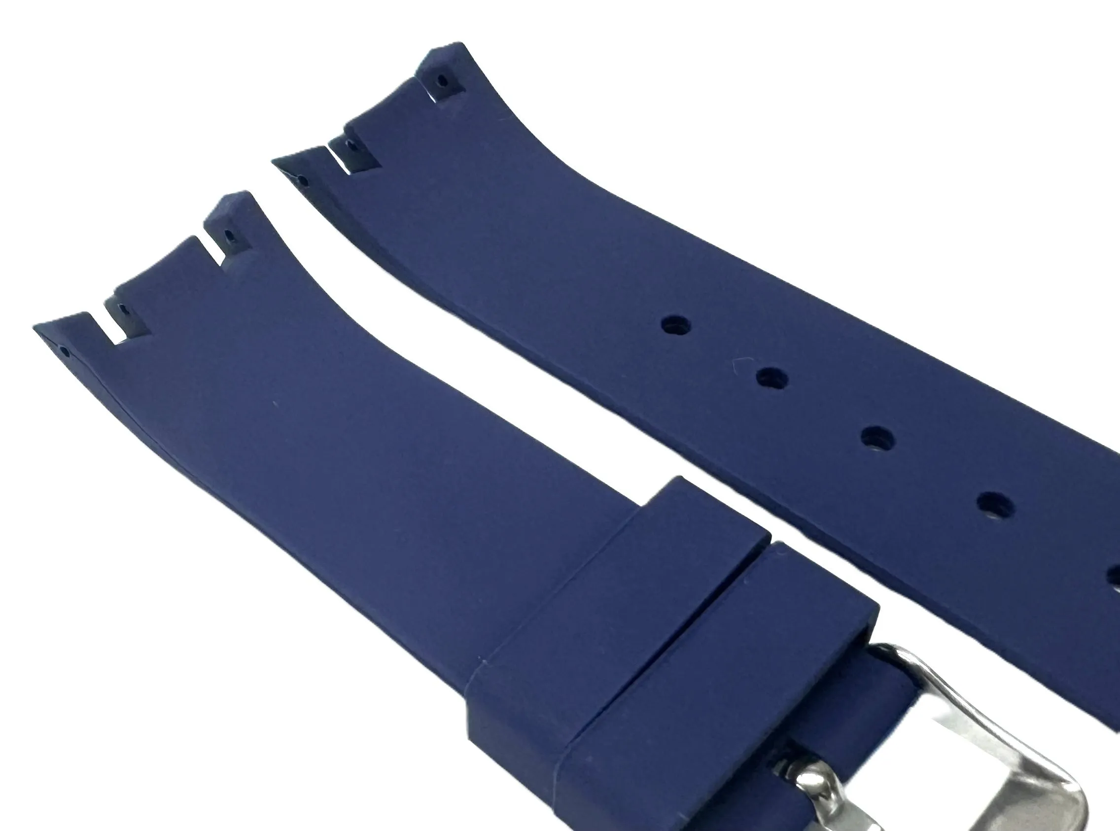 24mm Blue Color Silicon Rubber Watch Band for JOE RODEO Master