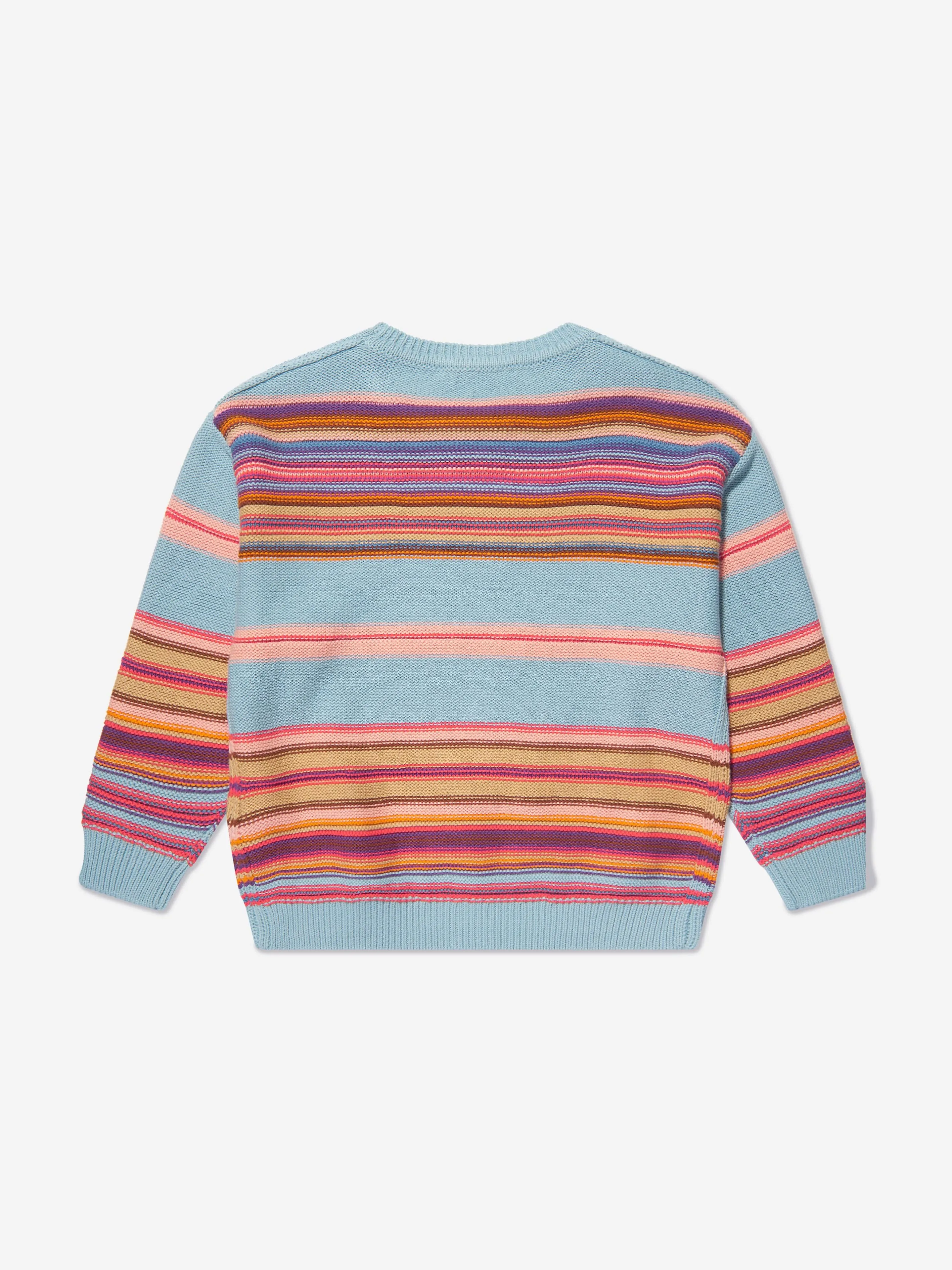 Acne Studios Kids Striped Jumper in Blue