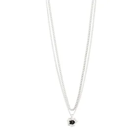 ACT recycled necklace 2-in-1 silver-plated