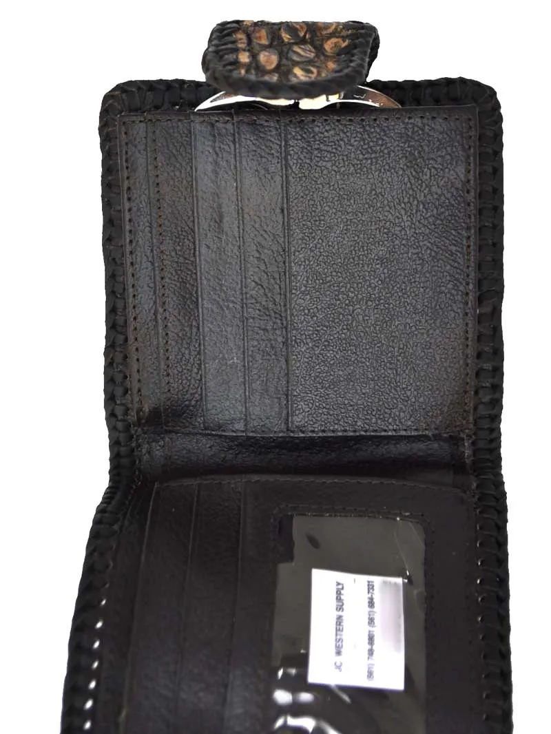 Alligator Bi-fold Western Wallet 60582