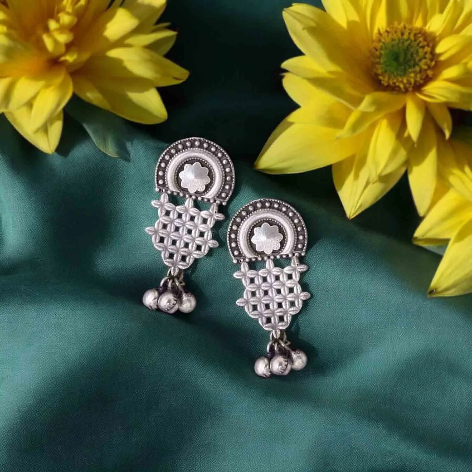 Antique Sankalpa Oxidised Danglers