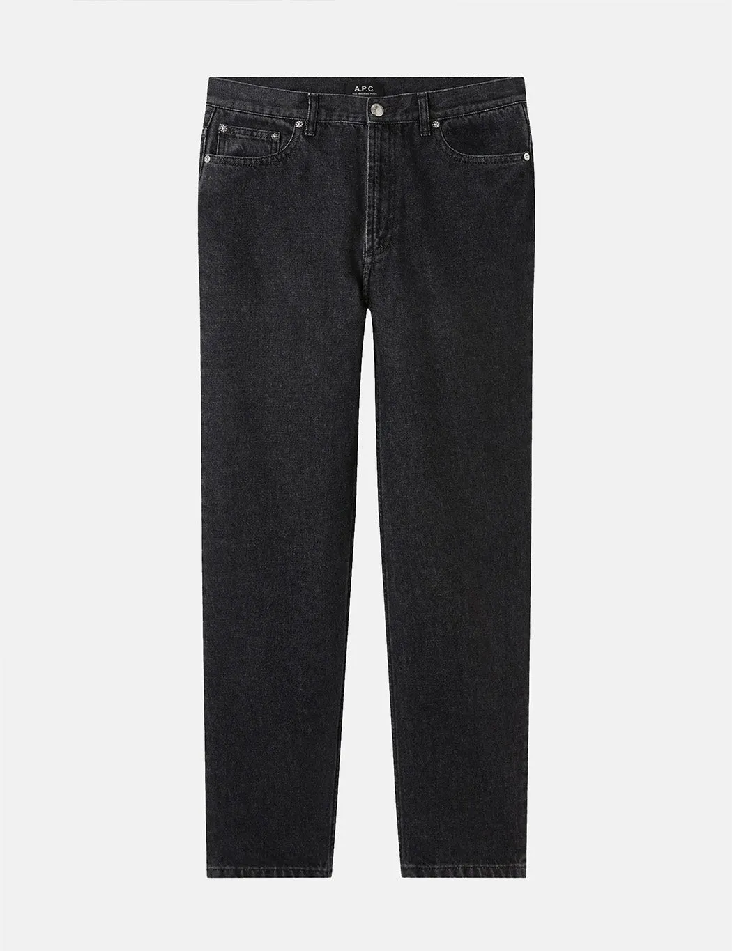 A.P.C. Martin Jeans (Straight Leg) - Stonewashed Black