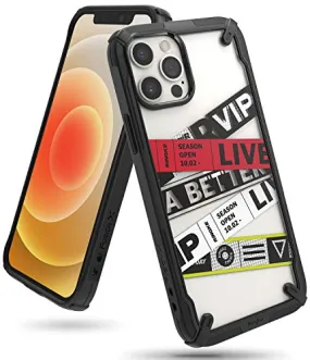 Apple iPhone 12 Pro Max Back Cover Case | Fusion X Design* - Ticket Band_ver.2