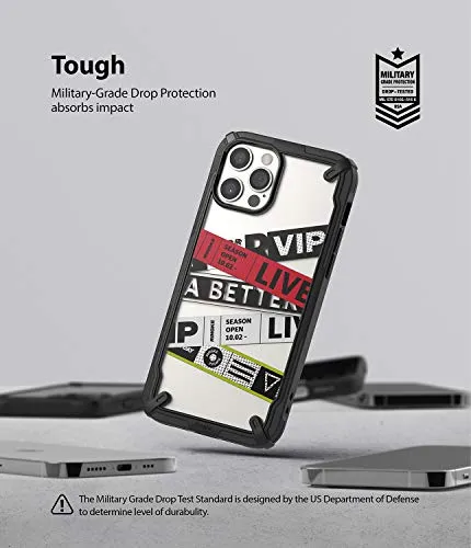 Apple iPhone 12 Pro Max Back Cover Case | Fusion X Design* - Ticket Band_ver.2