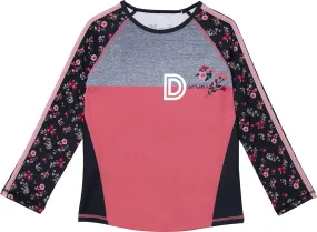 Athletic Long Raglan Sleeve Top - Little Girl|-|T-shirt de sport à manches raglan longues - Petite Fille