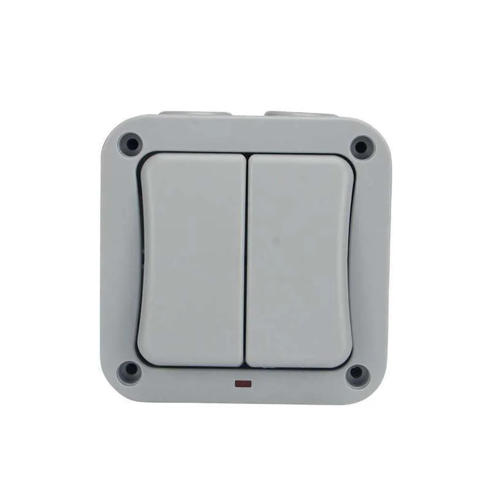 Avan Weatherproof 2 Gang Switch 250V 20AX Switch IP66