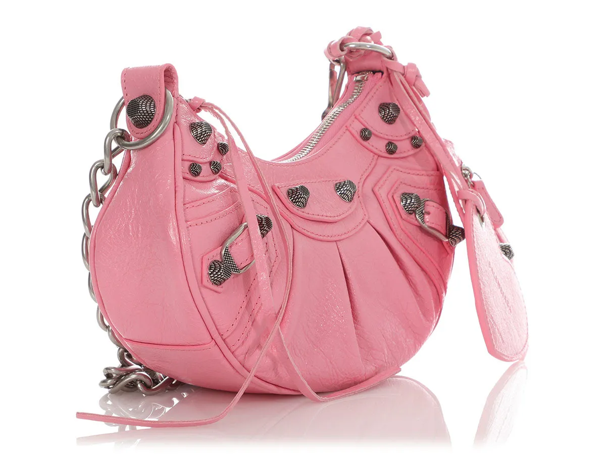 Balenciaga XS Sweet Pink Le Cagole Shoulder Bag