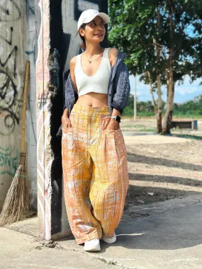 Batik hemp pants