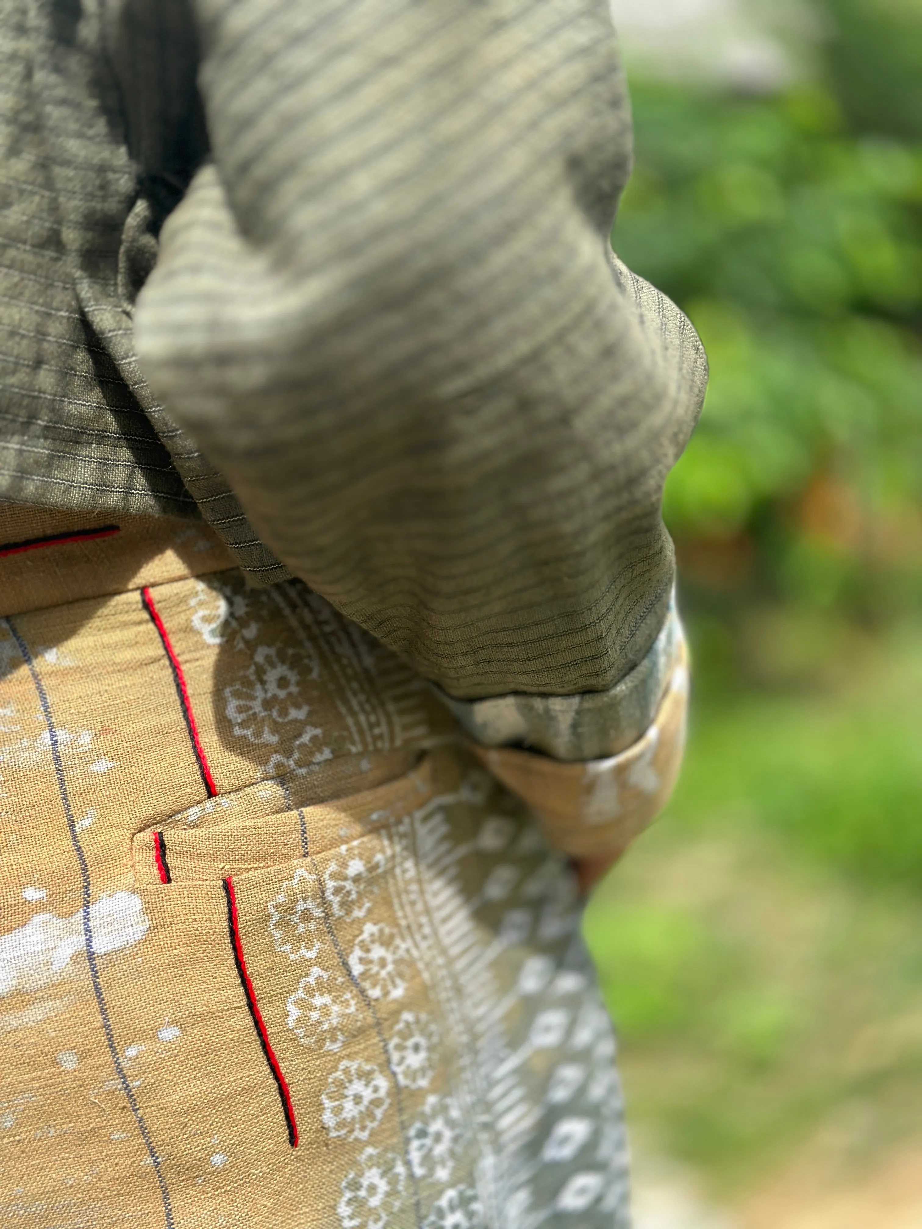 Batik hemp pants