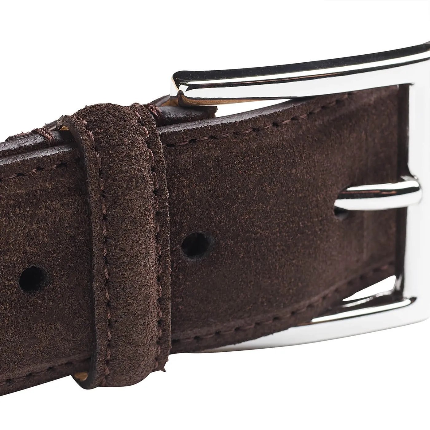 Belt Dark Brown Suede