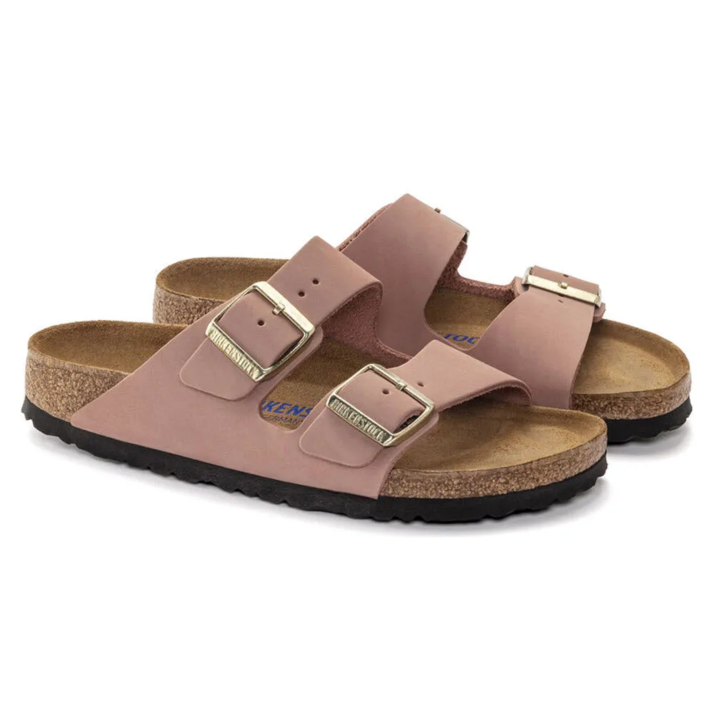 BIRKENSTOCK ARIZONA OLD ROSE NUBUCK - WOMENS