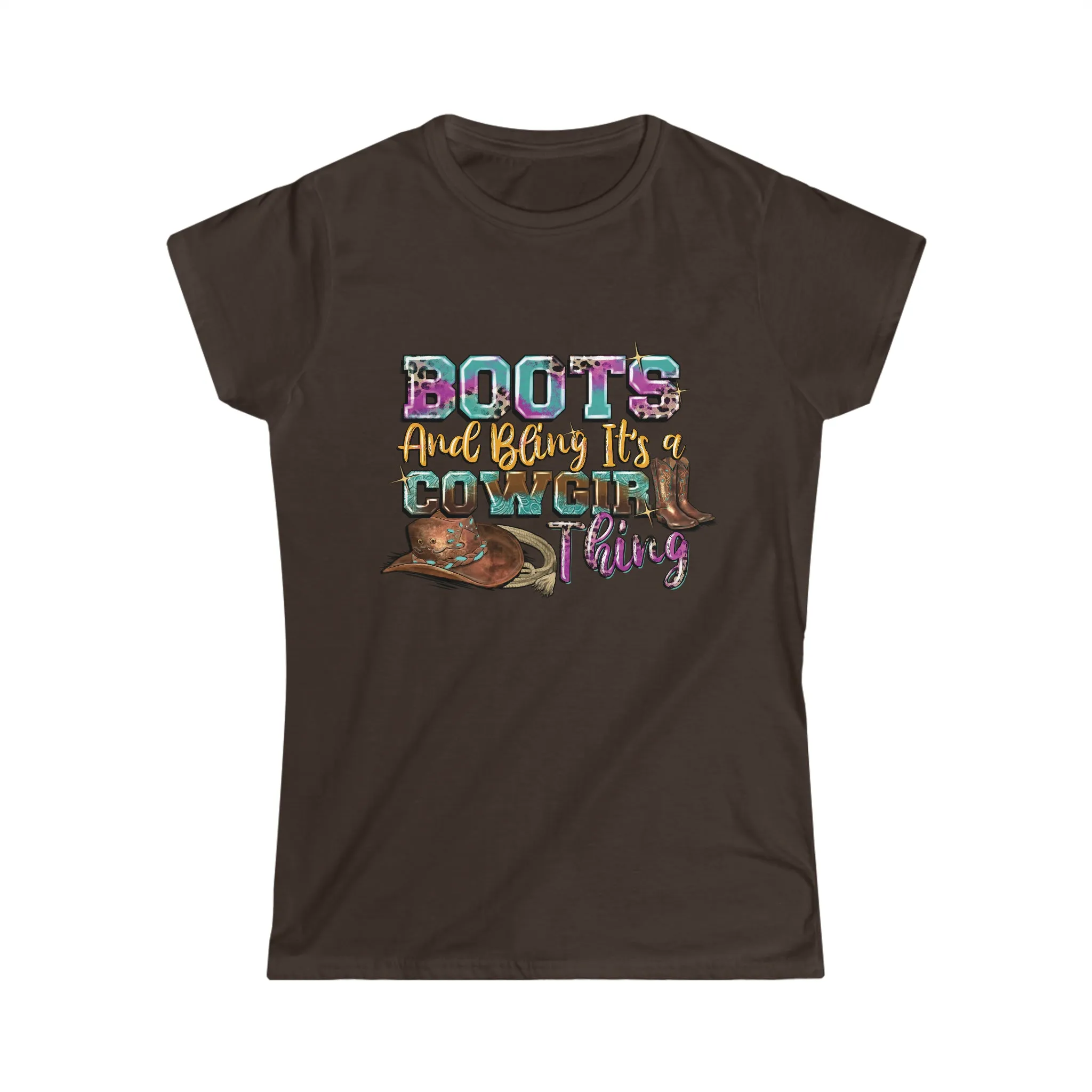 Boot's & Bling Cowgirl T-Shirt only at Bling & Bloom's Boutique | Women's Western T-Shirts | Girls Country T-shirts