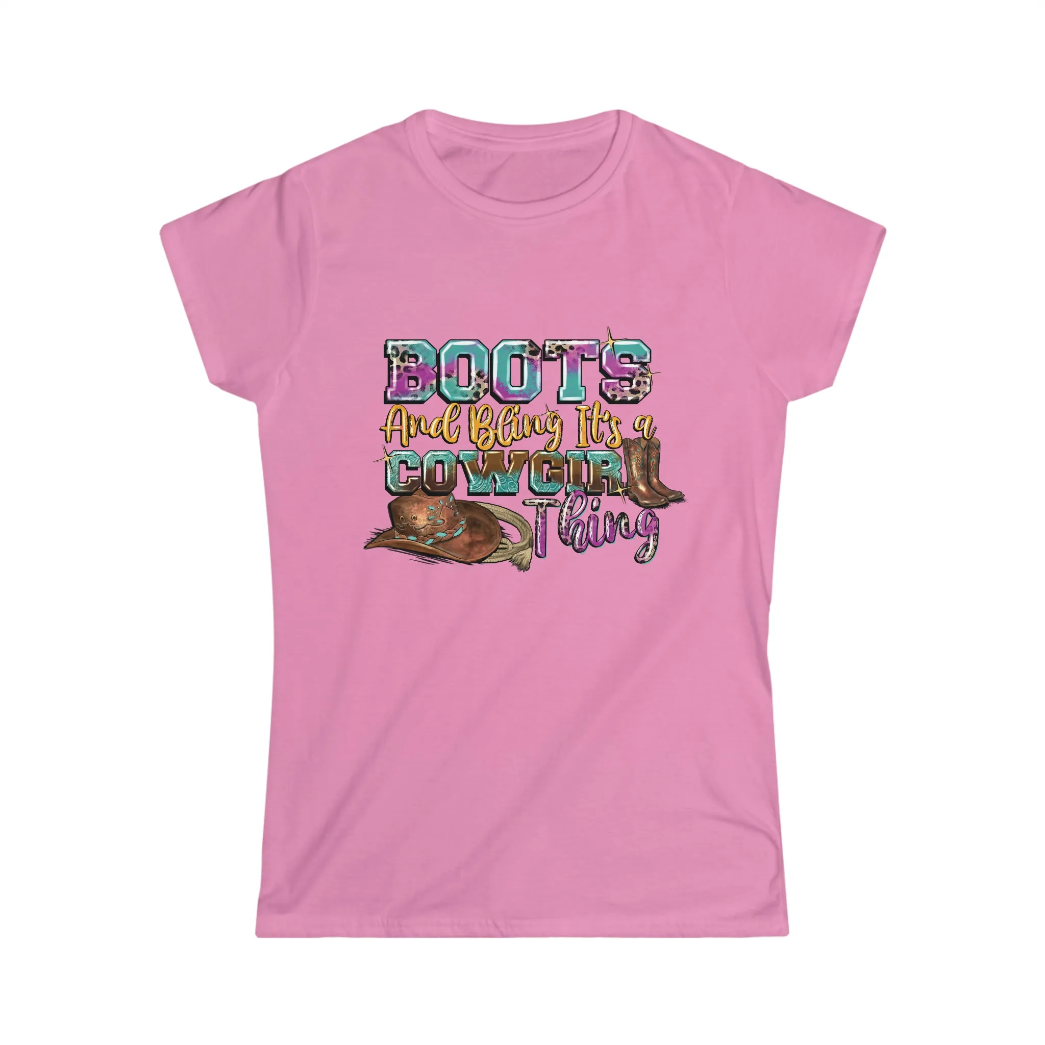 Boot's & Bling Cowgirl T-Shirt only at Bling & Bloom's Boutique | Women's Western T-Shirts | Girls Country T-shirts