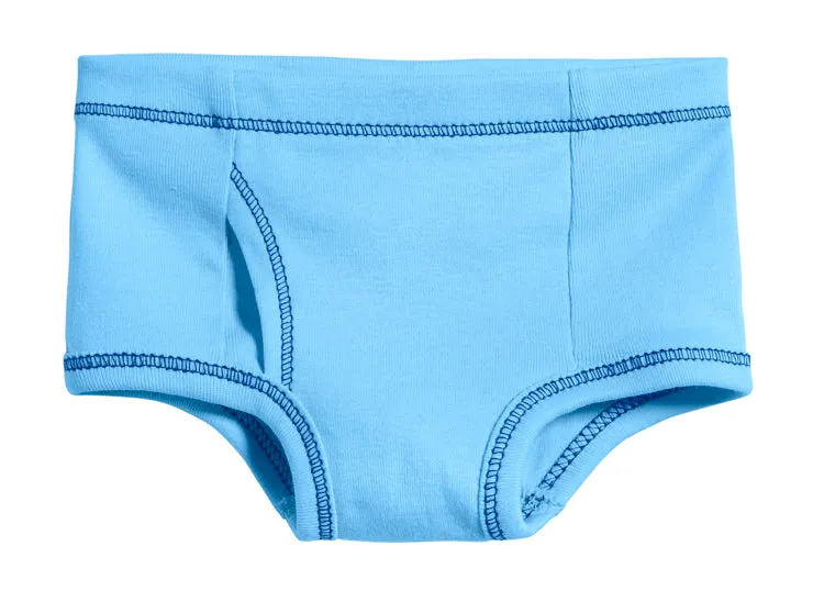 Boys Soft-Cotton Briefs | Bright Light Blue