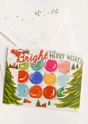 Bright & Merry Wishes Card