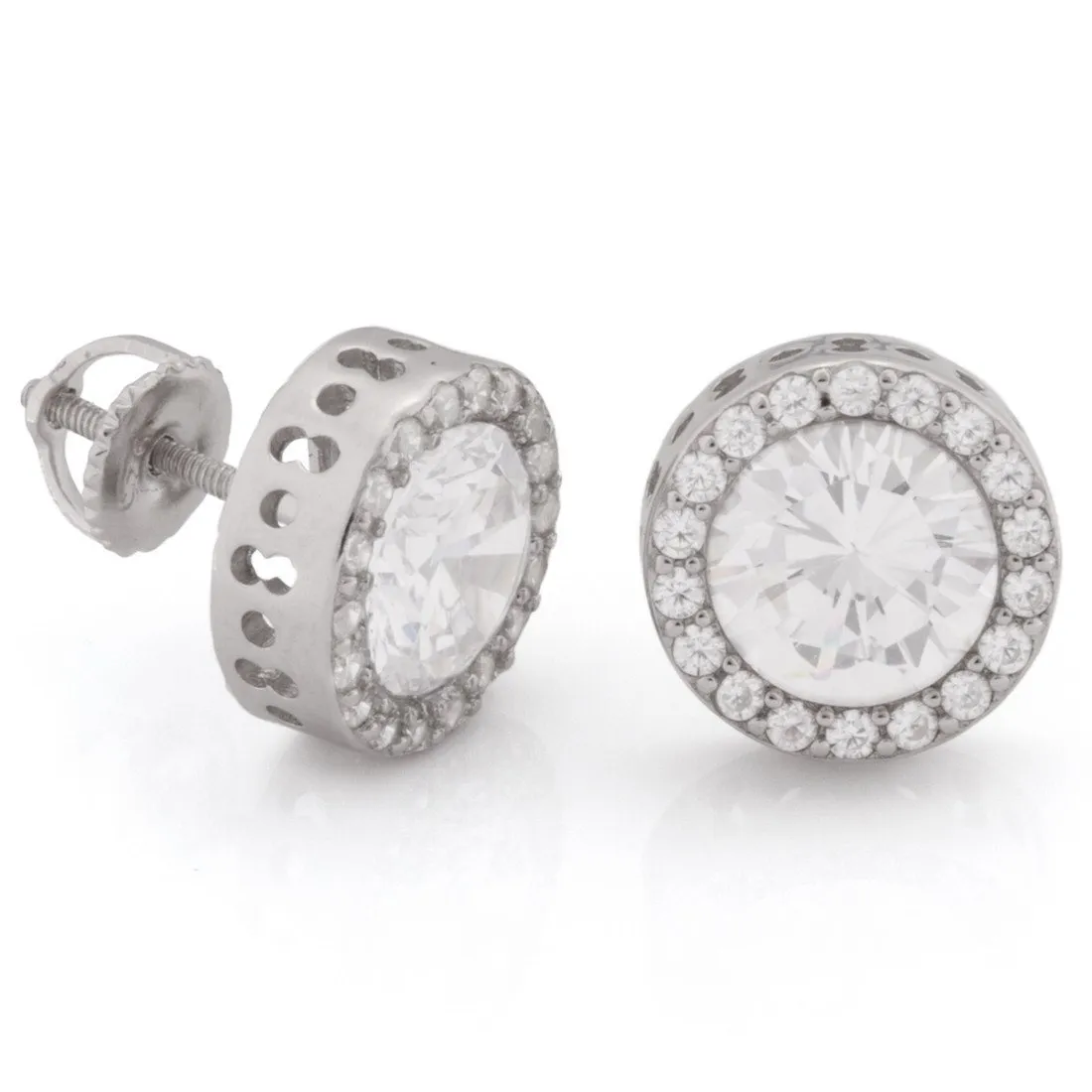 Button Stud Earrings