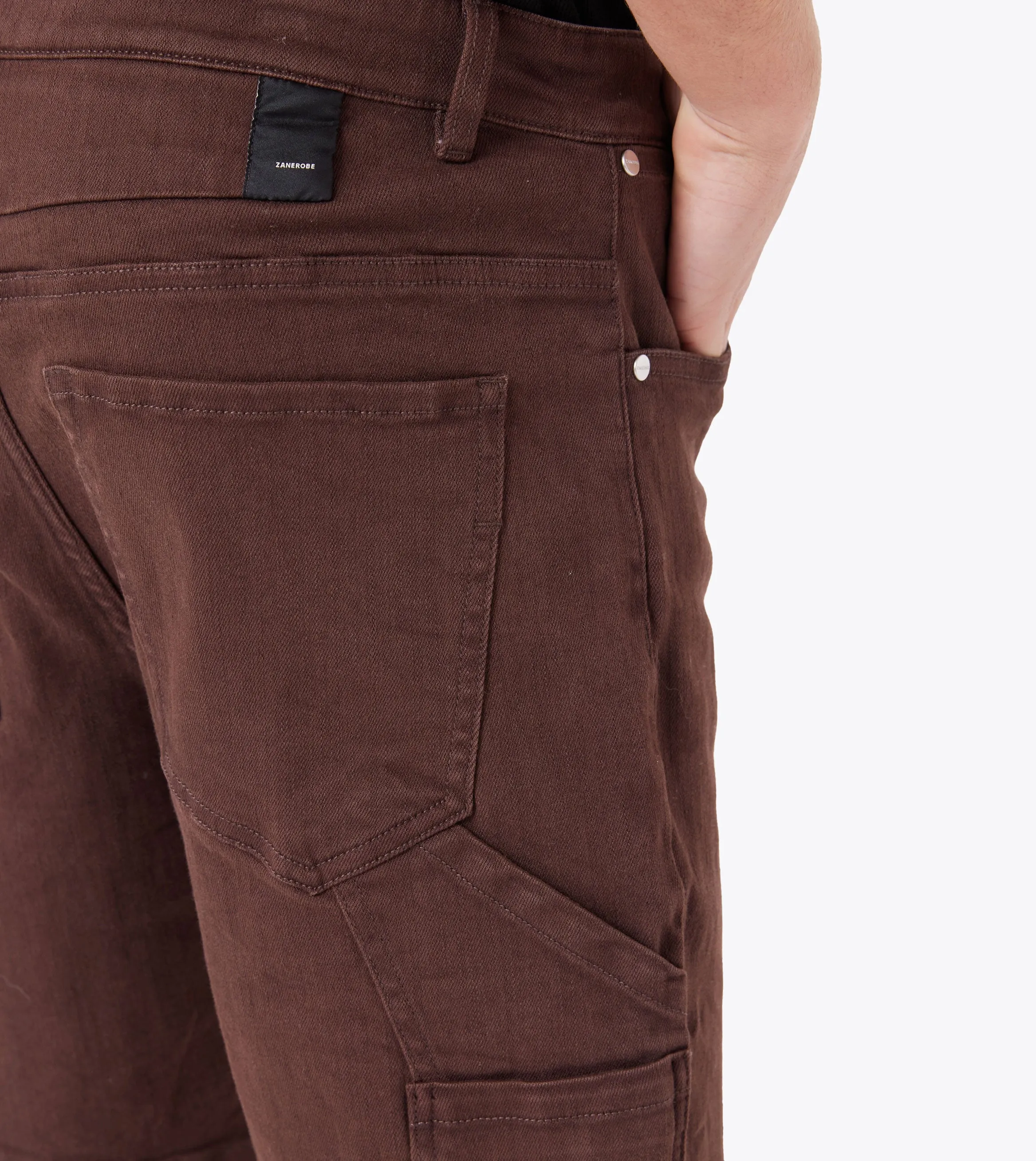 Carpenter Denim Pant Dk Choc