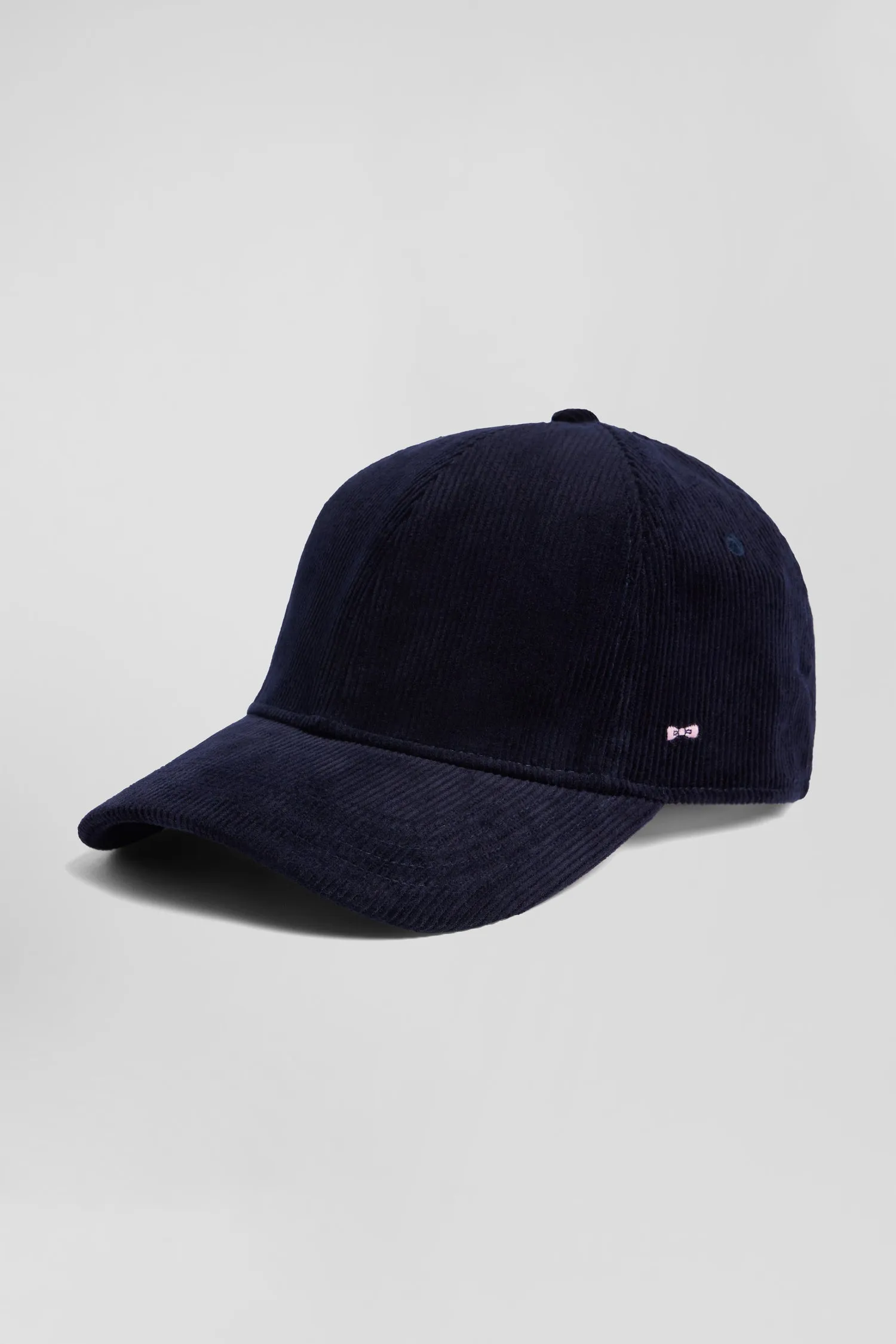 Casquette en velours ctelé bleu marine