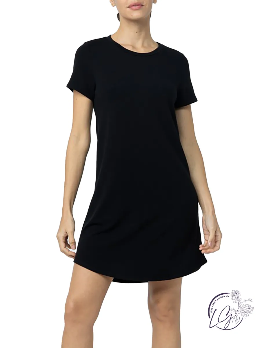 Casual and Cool French Terry Dress