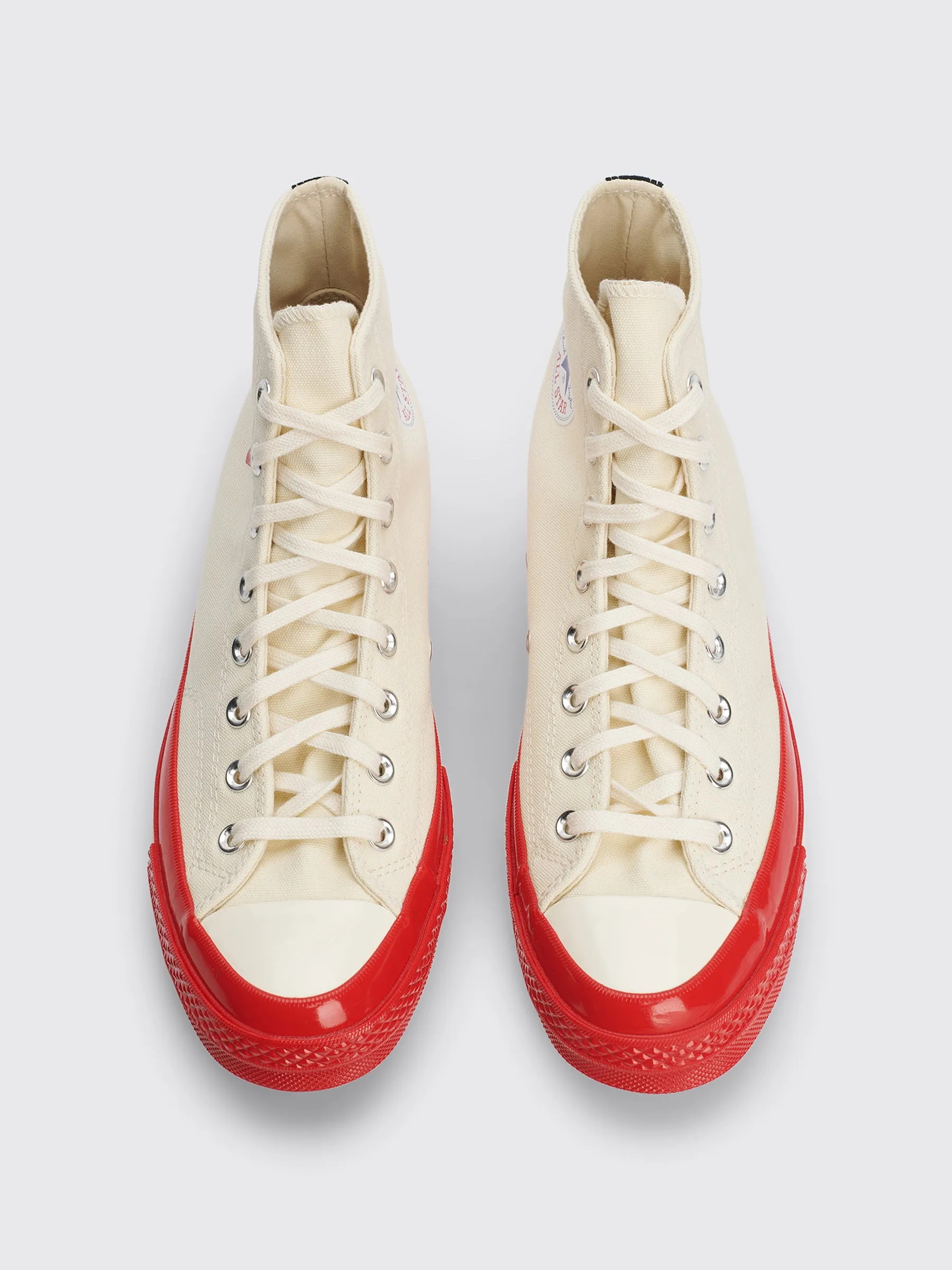 Comme des Garons Play x Converse Chuck 70 Hi White / Red