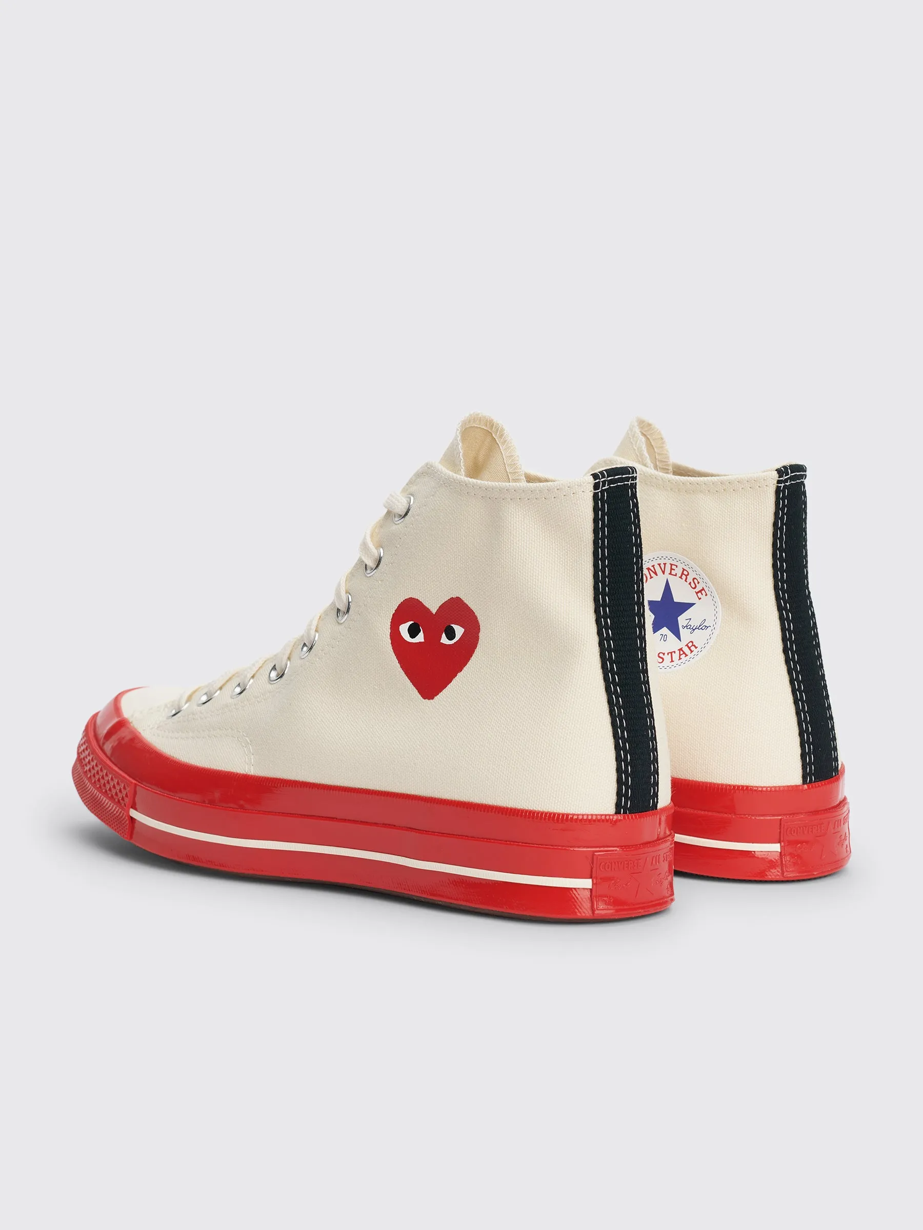 Comme des Garons Play x Converse Chuck 70 Hi White / Red