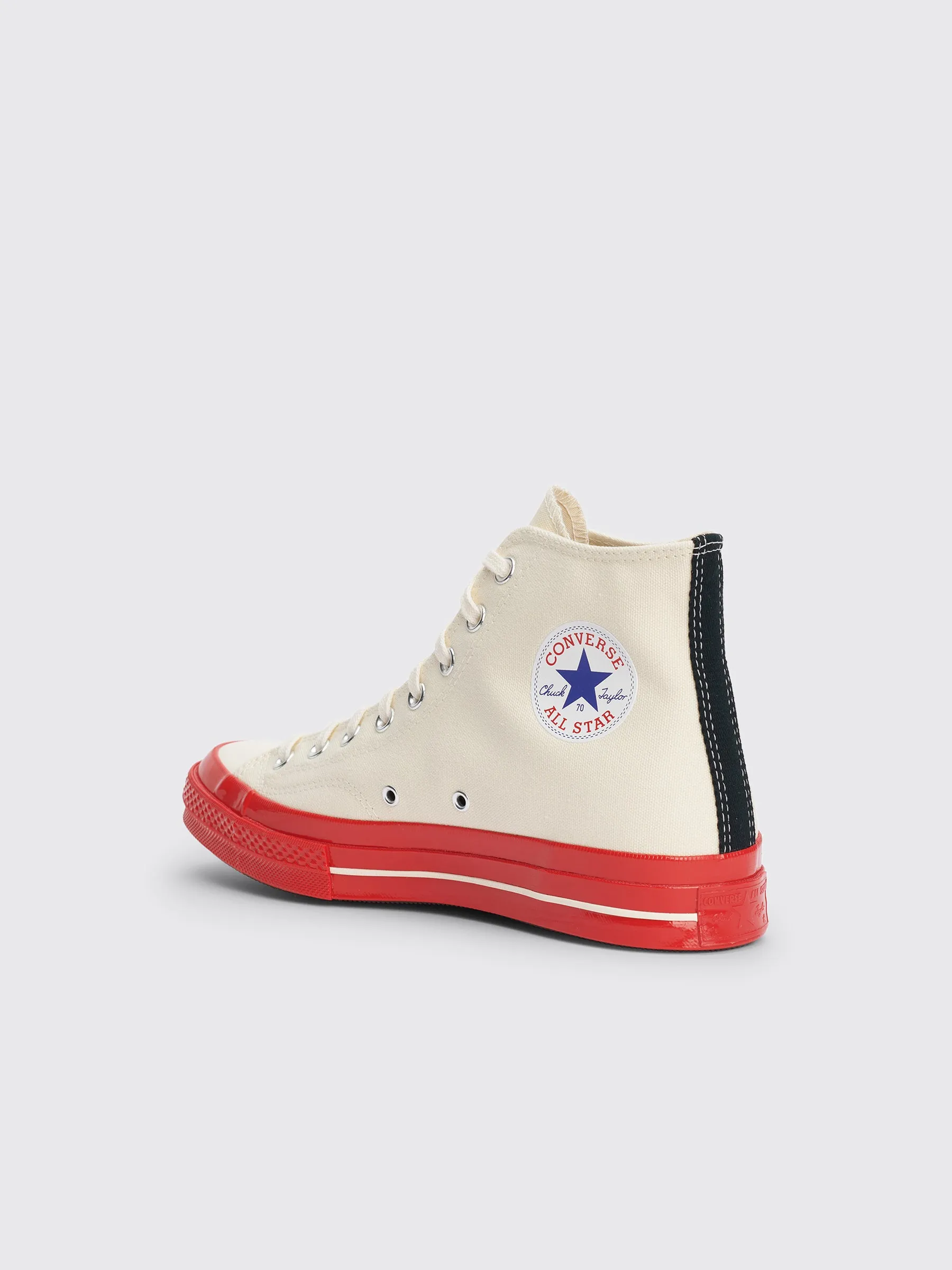 Comme des Garons Play x Converse Chuck 70 Hi White / Red