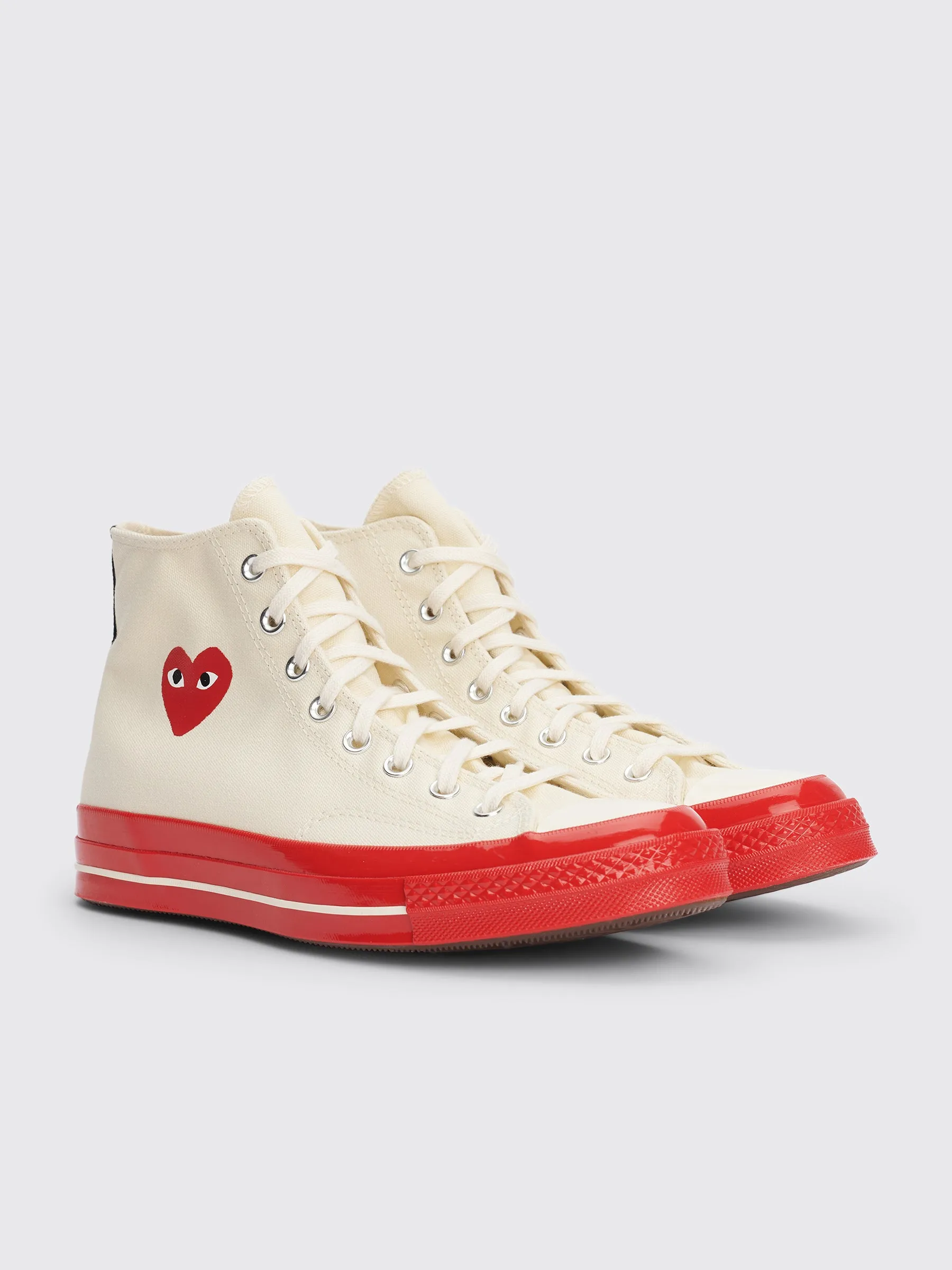 Comme des Garons Play x Converse Chuck 70 Hi White / Red