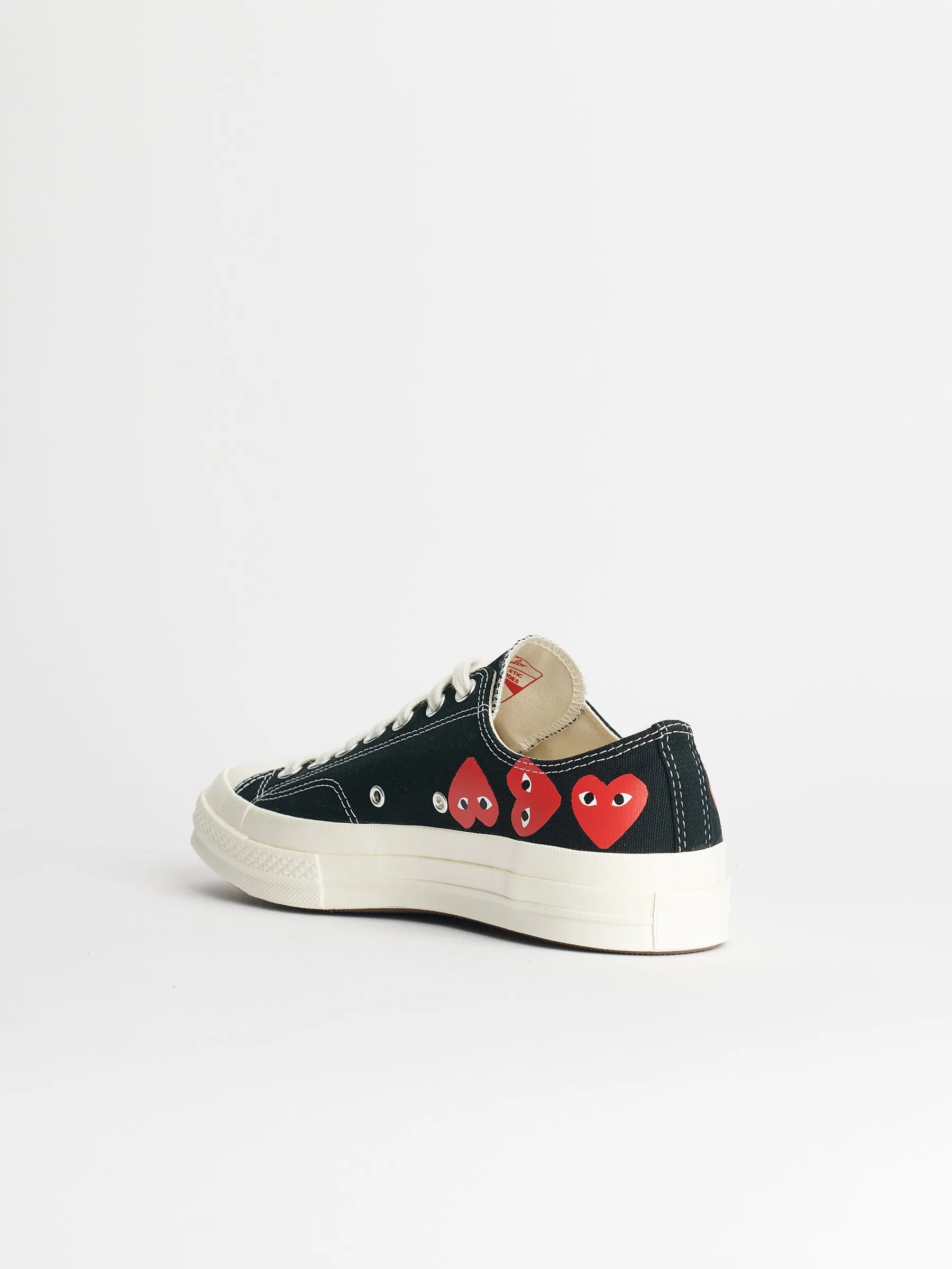 Comme des Garons Play x Converse Chuck 70 Low Multi Hearts Black