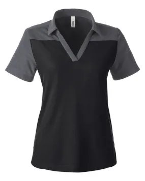 Core365 Women's Fusion ChromaSoft Colorblock Polo