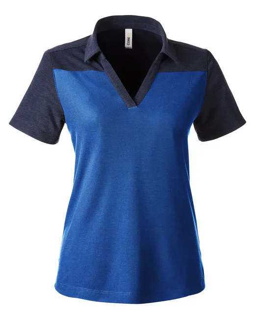 Core365 Women's Fusion ChromaSoft Colorblock Polo