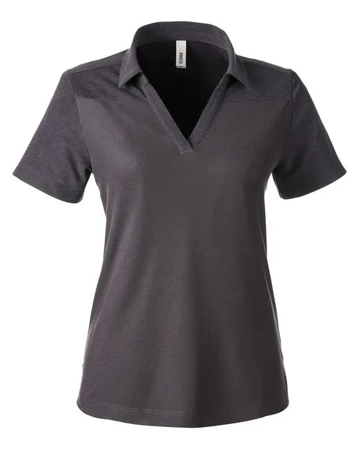 Core365 Women's Fusion ChromaSoft Colorblock Polo