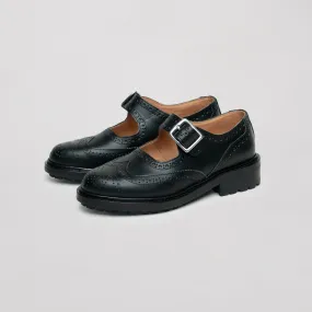 Craved Mary Janes (black / commando sole)