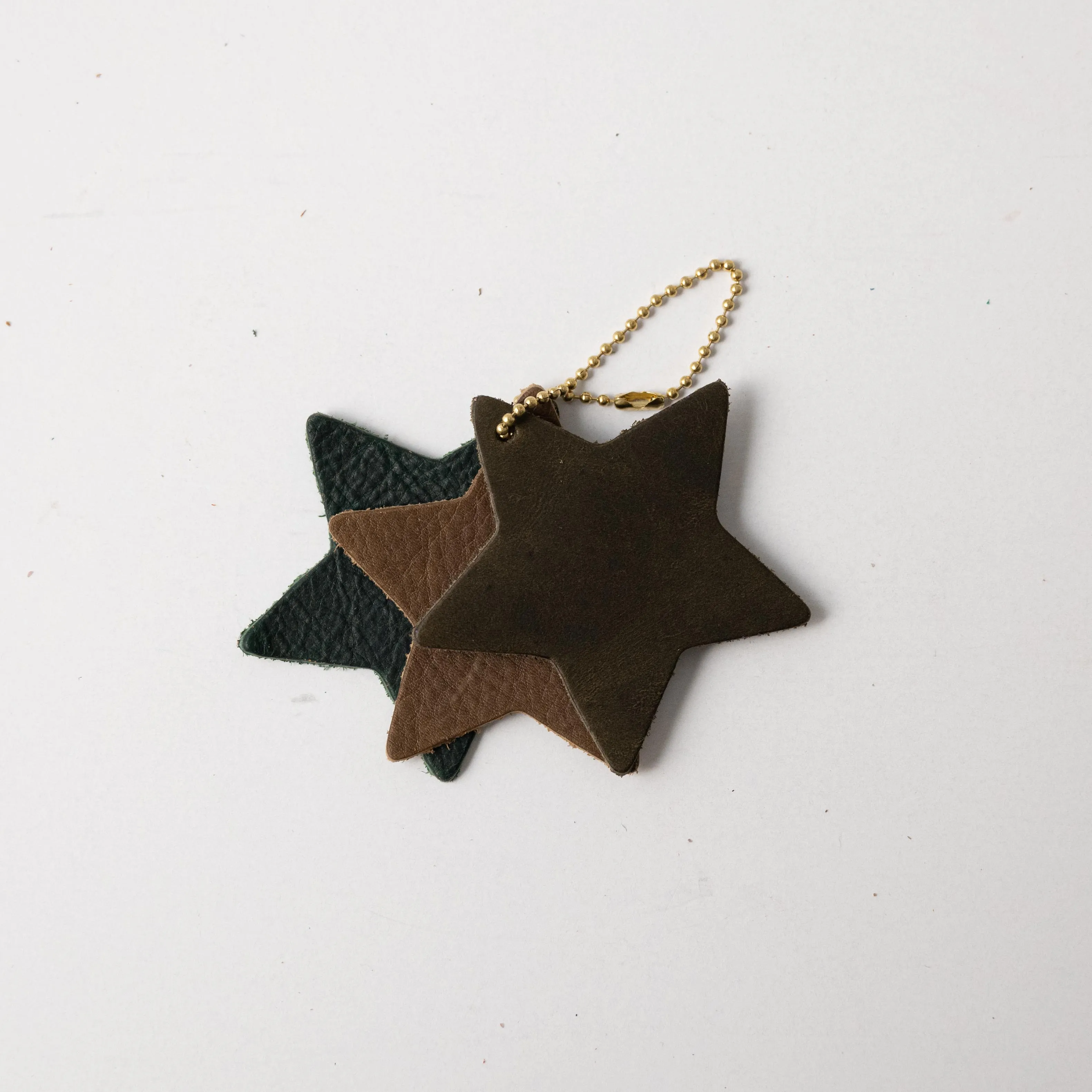 Dark Green Star Charms