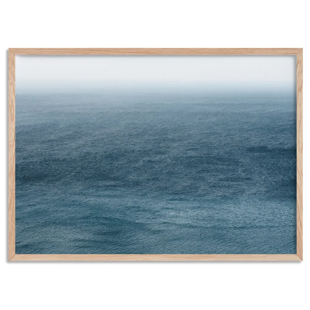 Deep Sea Ocean View in Landscape - Art Print