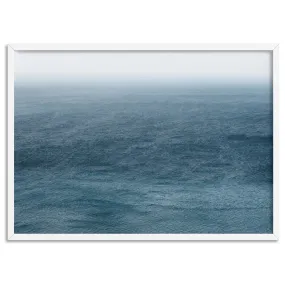 Deep Sea Ocean View in Landscape - Art Print