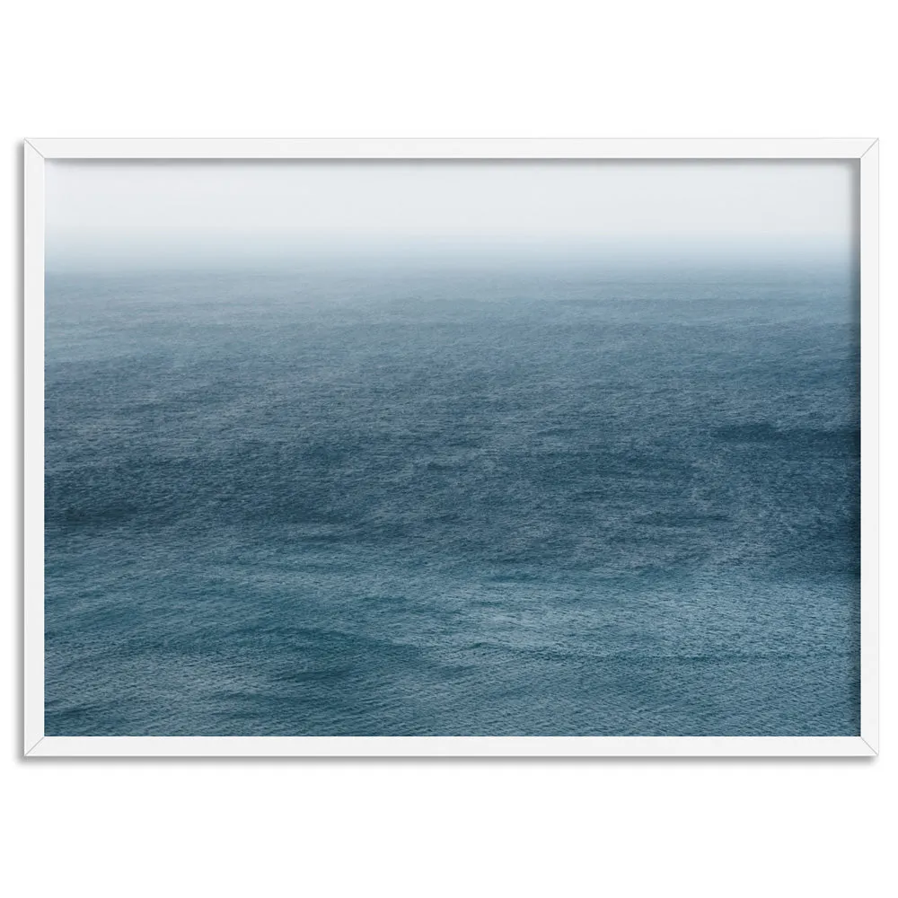 Deep Sea Ocean View in Landscape - Art Print