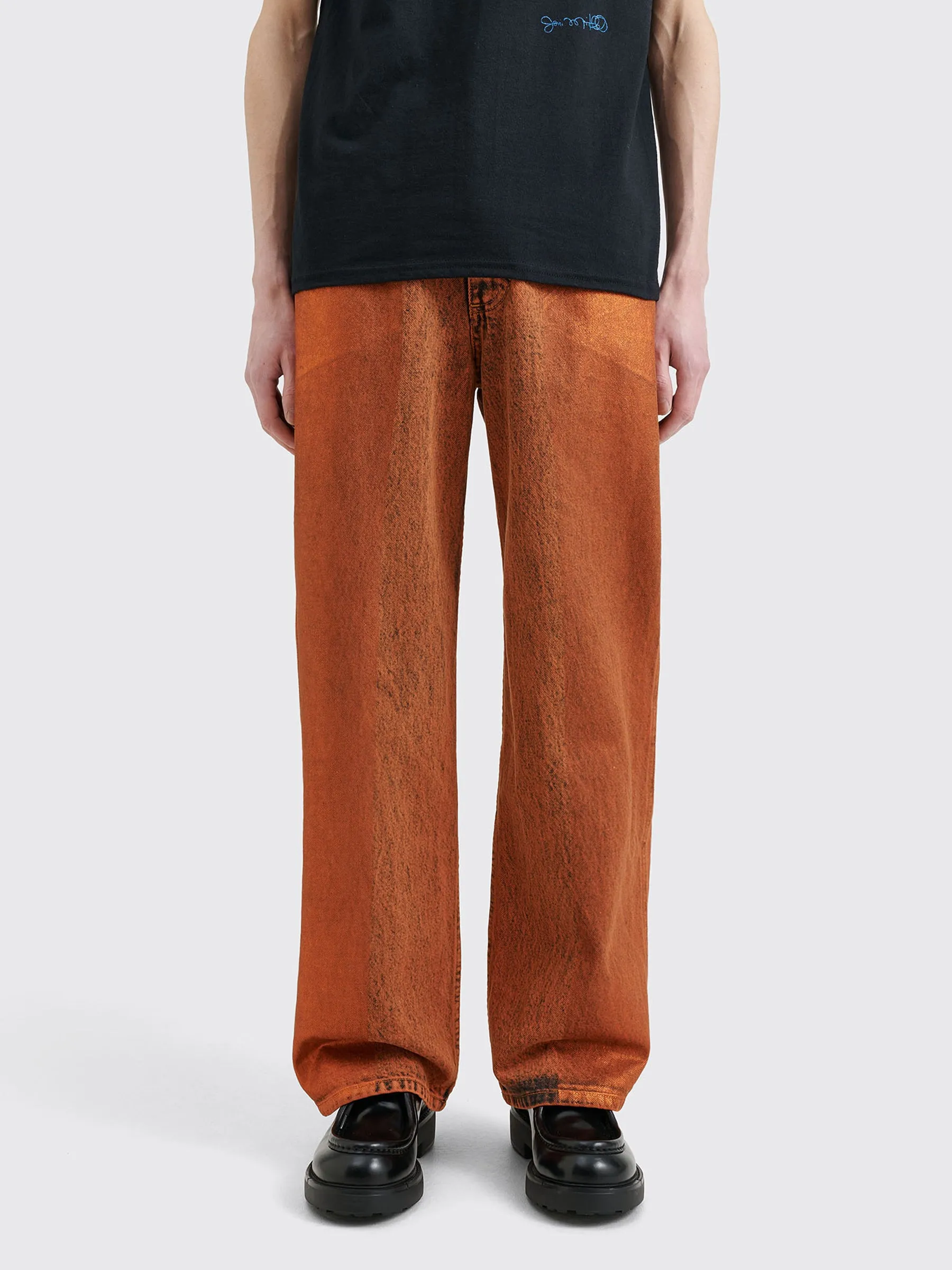 Eckhaus Latta Wide Leg Jean Copper