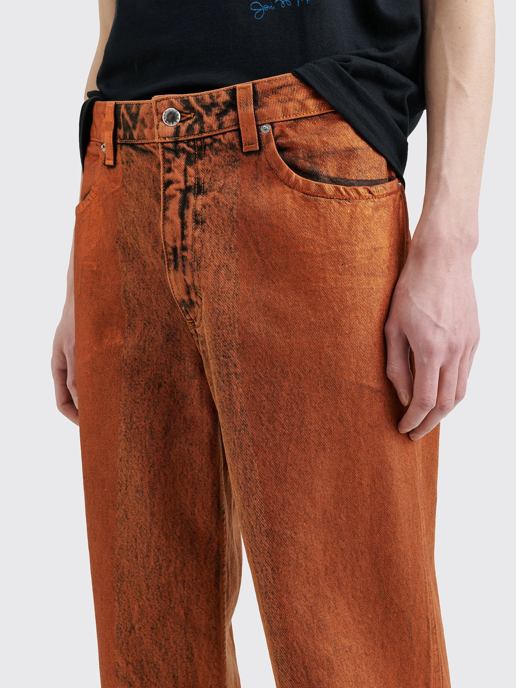 Eckhaus Latta Wide Leg Jean Copper