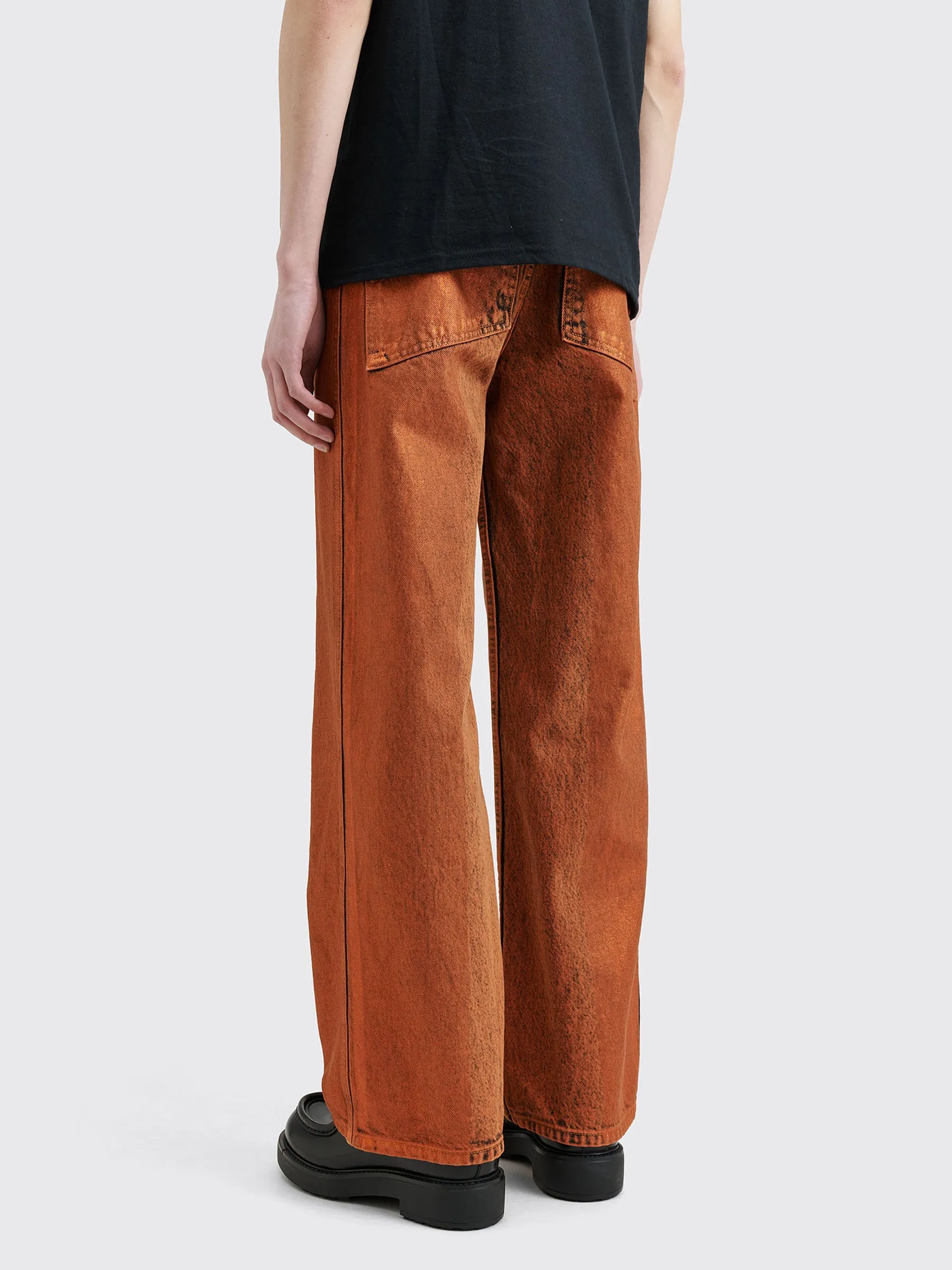 Eckhaus Latta Wide Leg Jean Copper