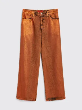 Eckhaus Latta Wide Leg Jean Copper