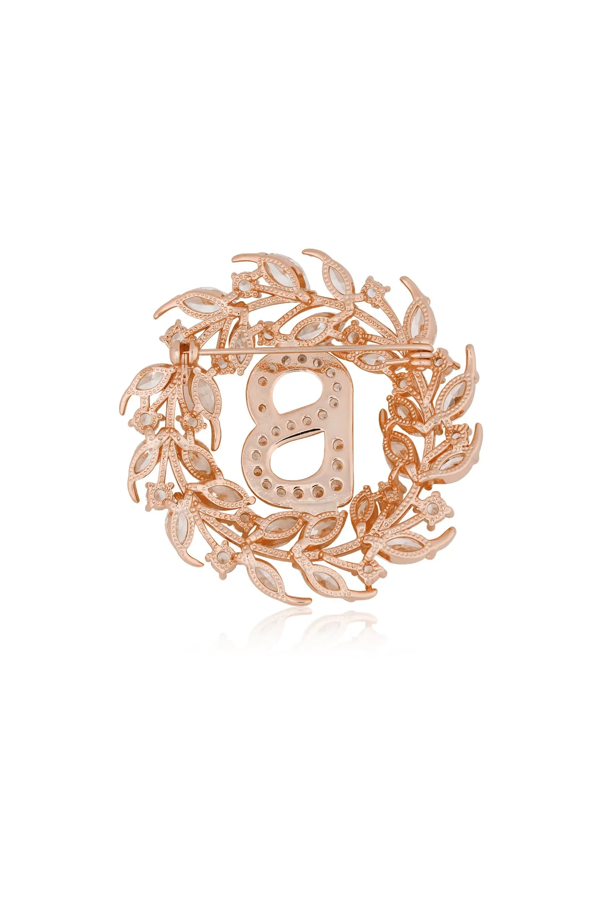 Elodie Brooch - Rose Gold