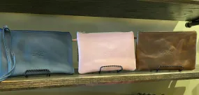 EMBRACE THE RACE® Leather Wristlet