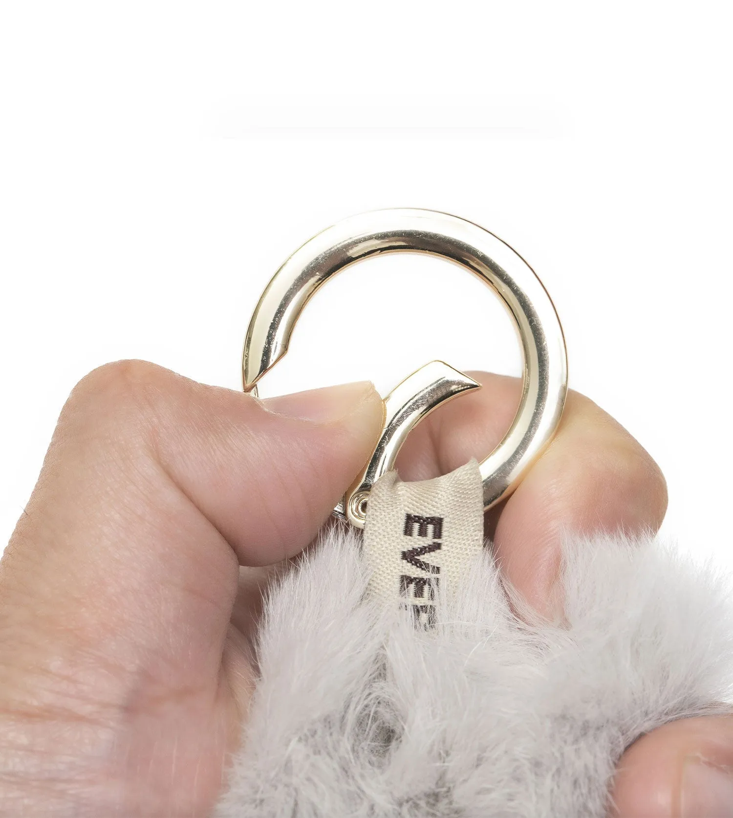 EVERAU® Fluffy Candy Heart Keyring