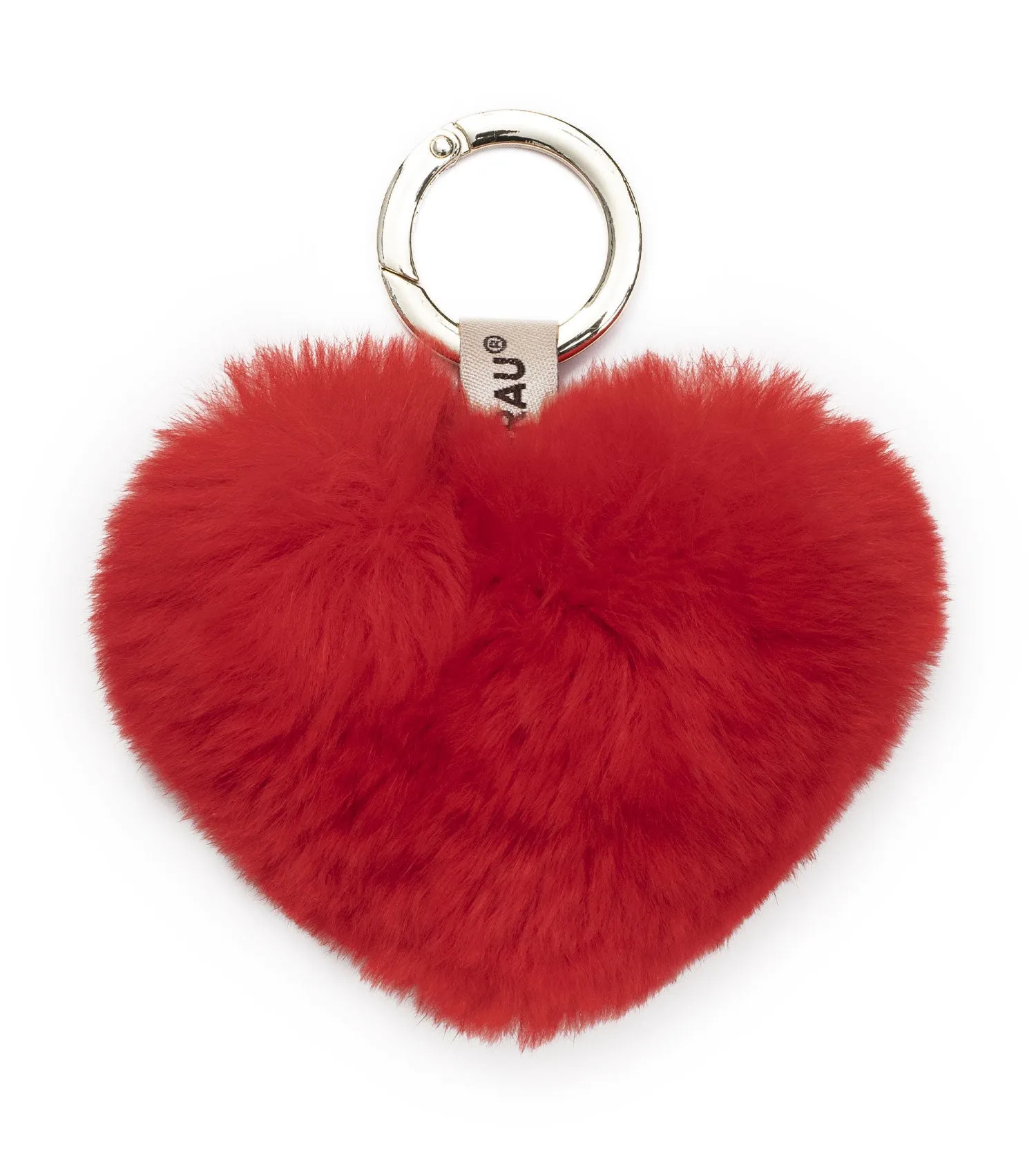 EVERAU® Fluffy Candy Heart Keyring