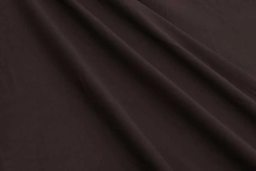 Fashion Espresso Brown Rayon Challis Solid Woven-Sold by the yard