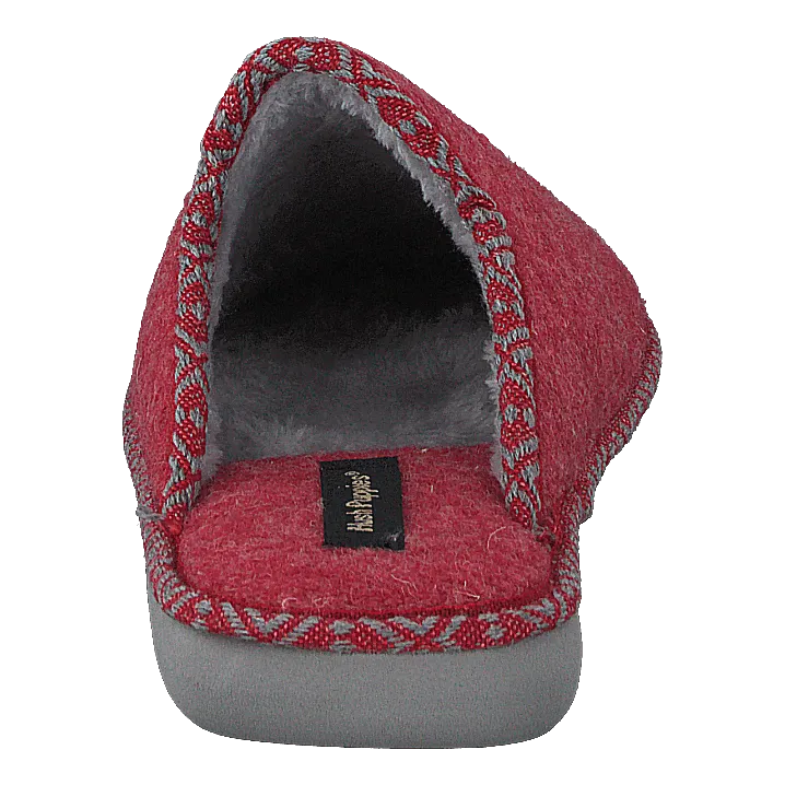 Felt Slipper Red