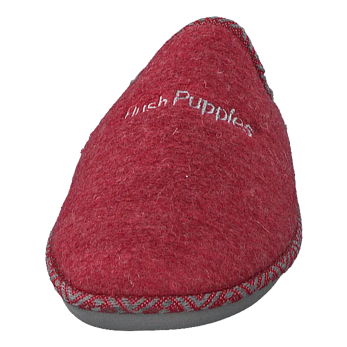 Felt Slipper Red