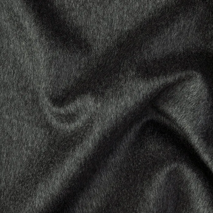 Fine Cashmere Velour | Mid Grey