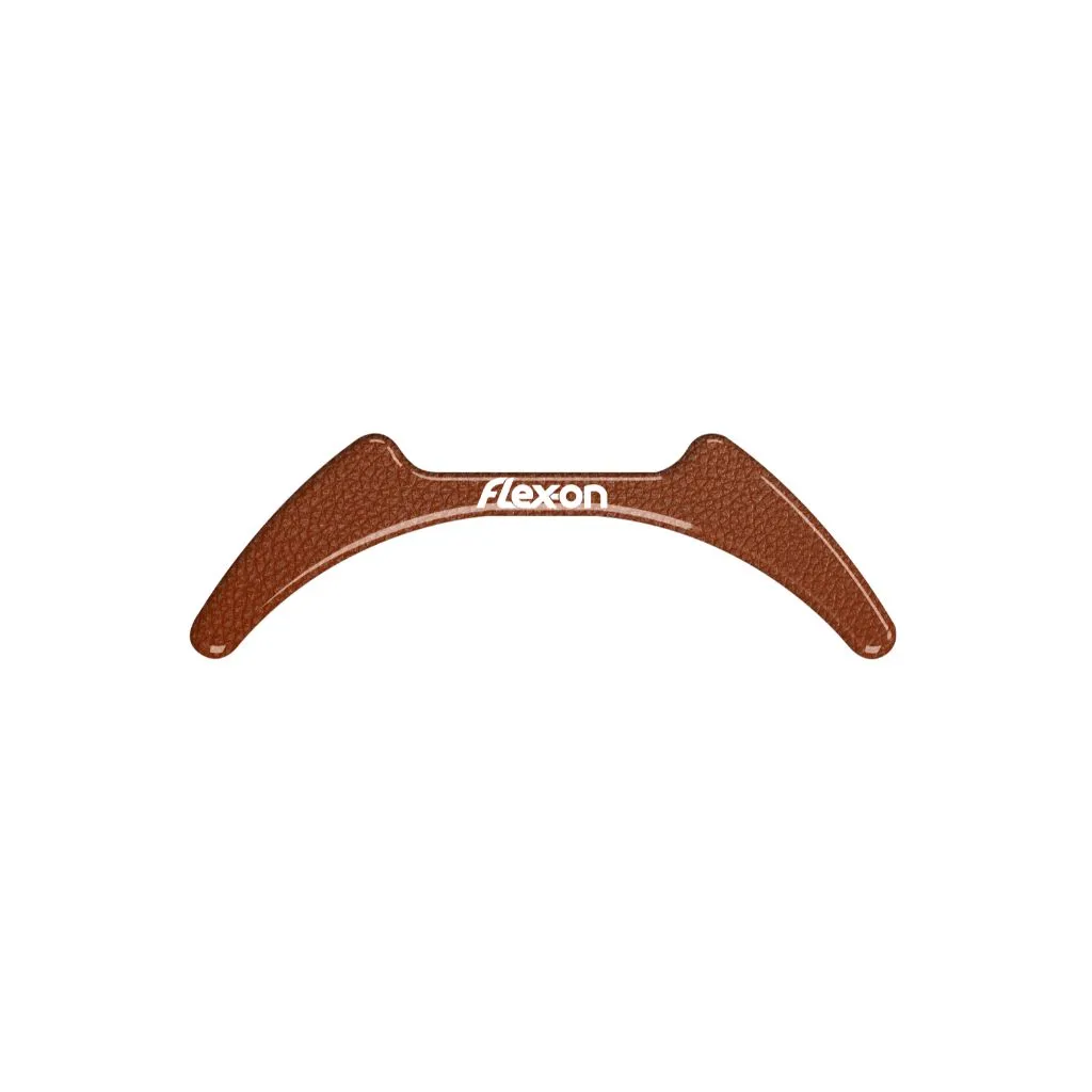 Flex-On Interchangeable Stirrup Magnet - For GC and Aluminium Stirrups BROWN LEATHER